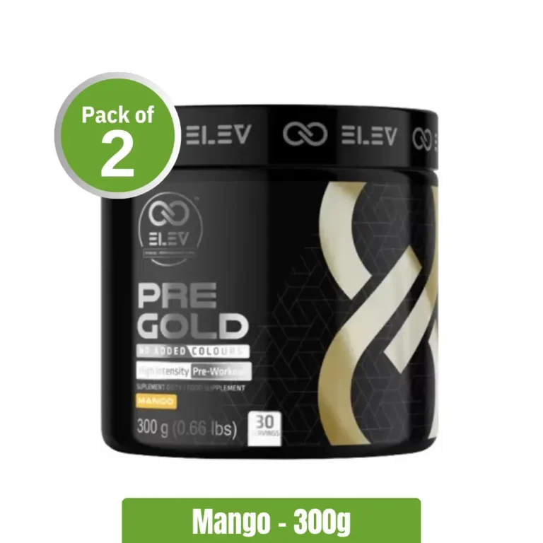 ELEV Pre Gold Pre-Workout - Pack of 2 (300g+300g) - Mango