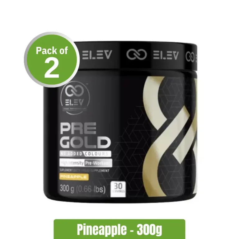ELEV Pre Gold Pre-Workout - Pack of 2 (300g+300g) - Pineapple