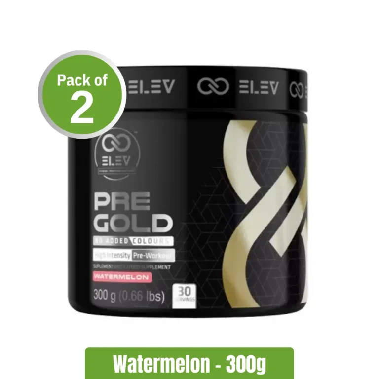 ELEV Pre Gold Pre-Workout - Pack of 2 (300g+300g) - Watermelon