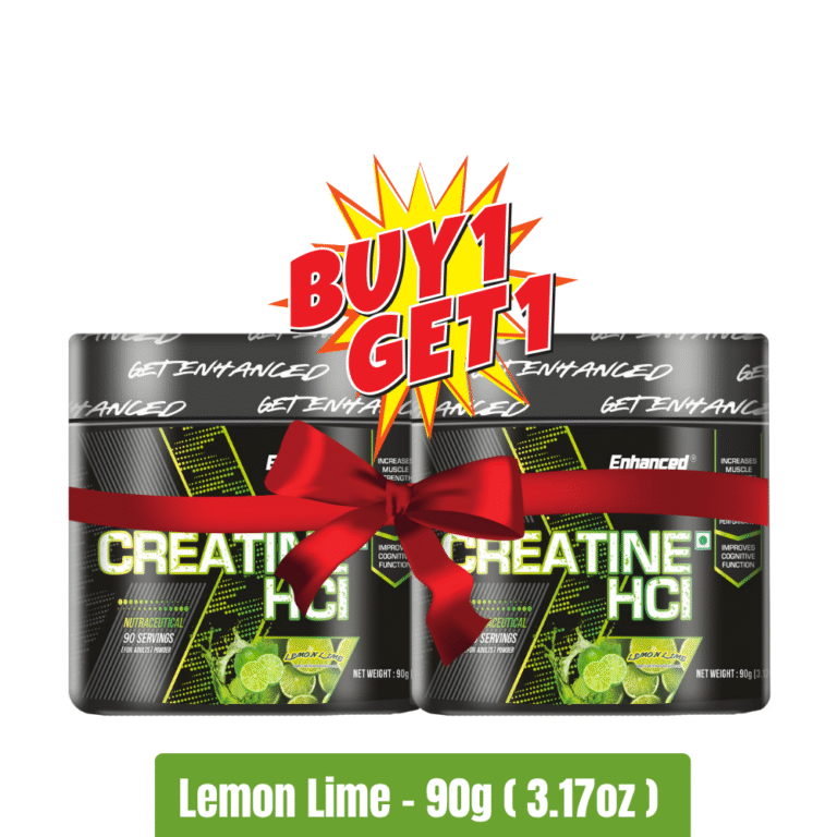 Enhanced Creatine HCL _ 90g (3.17oz) - Lemon Lime - Buy 1 Get 1 Free