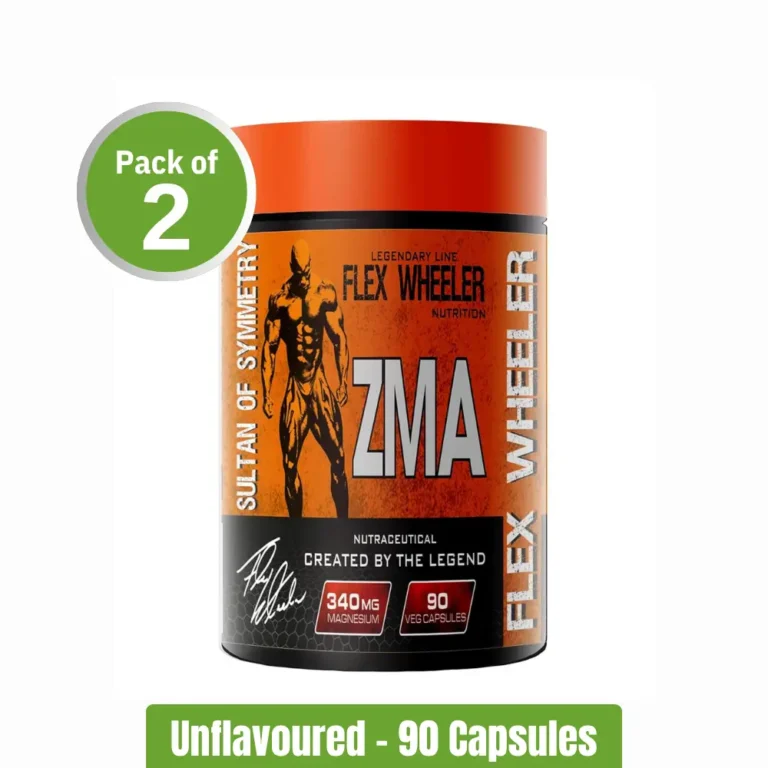 Flex Wheeler Nutrition ZMA - Pack of 2 (90+90 Veg Capsules)