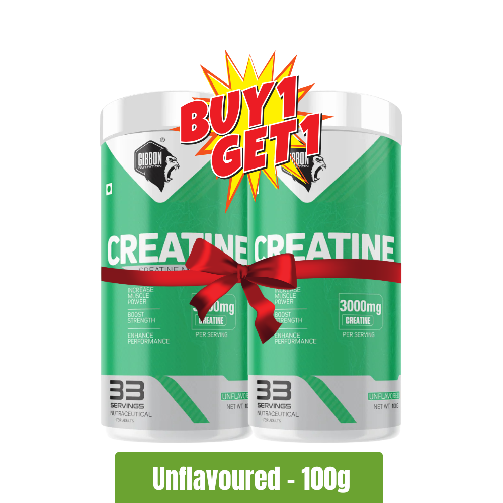 Gibbon Nutrition Creatine -100g - Buy 1 Get 1 Free