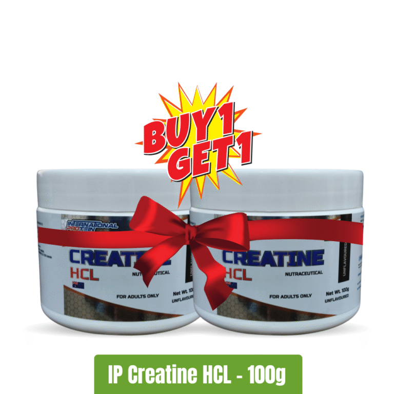 International Protein – Creatine HCL _ 100g - Unflavoured - Buy 1 Get 1 Free
