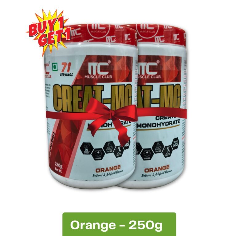 Muscle Club Creat-MC Creatine 250g - Orange Buy 1 Get 1 Free