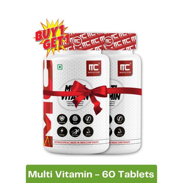 Muscle Club Multivitamin 60 Tablets - Unflavoured Buy 1 Get 1 Free