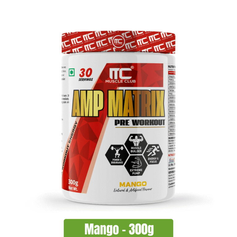MuscleClub Amp Matrix Pre-workout _ 300g - Mango