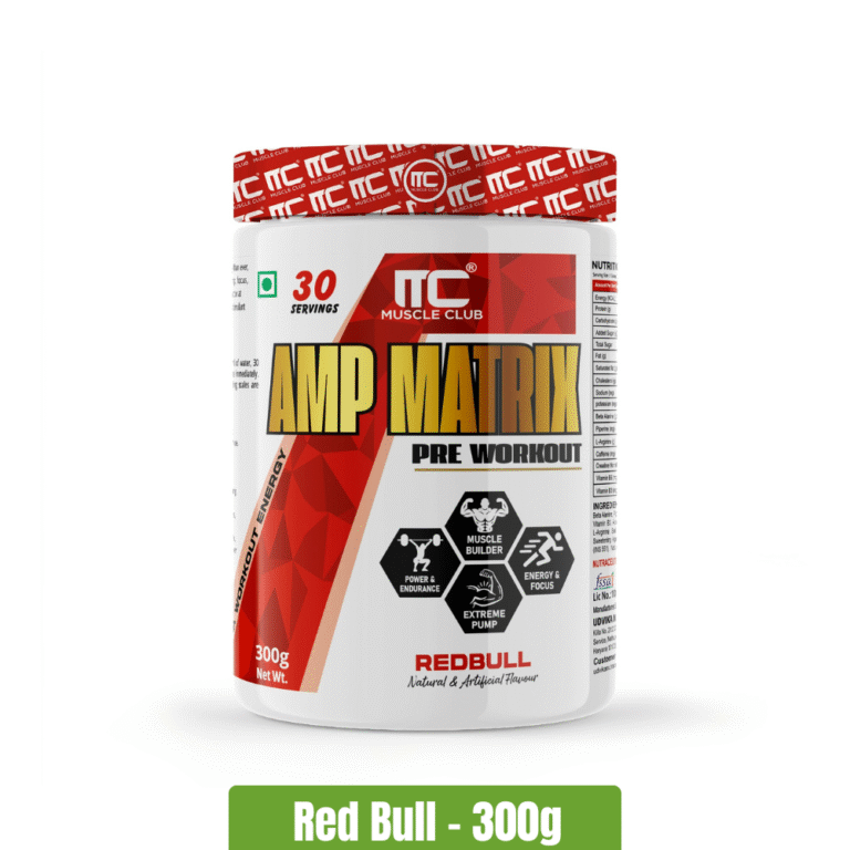 MuscleClub Amp Matrix Pre-workout _ 300g - Red Bull