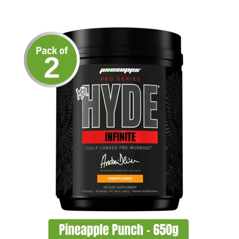 ProSupps Mr. HYDE Infinite Pre-Workout - Pack of 2 (650g x2) - Pineapple Punch