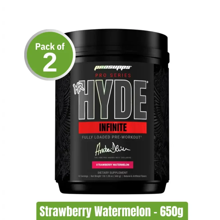 ProSupps Mr. HYDE Infinite Pre-Workout - Pack of 2 (650g x2) - Strawberry Watermelon