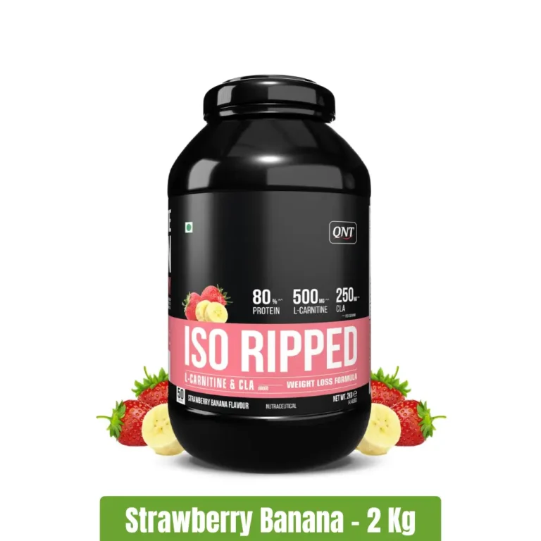 QNT ISO Ripped Whey Protein 2 Kg - Strawberry Banana
