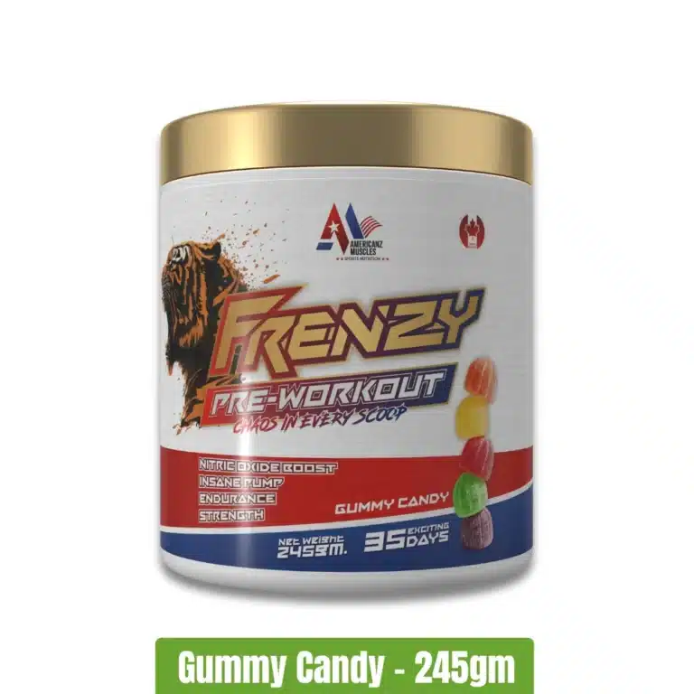 Americanz Muscles Frenzy Pre-Workout - 245gm - Gummy Candy