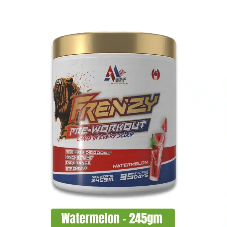 Americanz Muscles Frenzy Pre-Workout - 245gm - Watermelon
